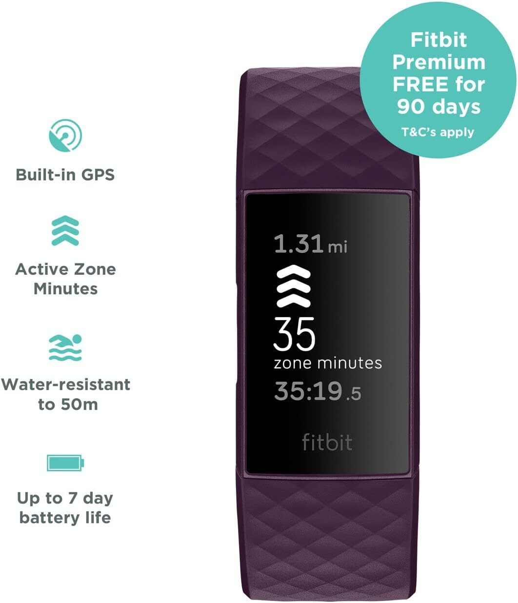 Fitbit Charge 4 Rosewood