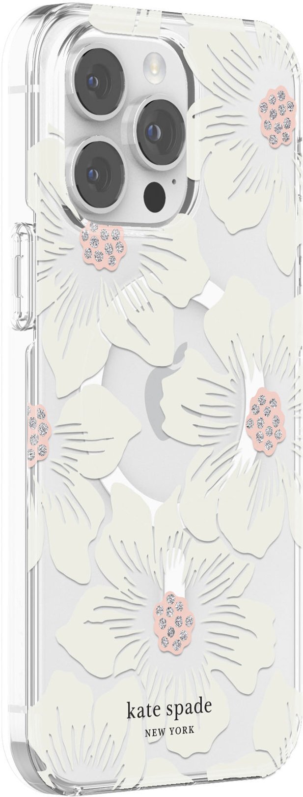 KSNY iPhone 14 Pro Max Magsafe Hardshell Hollyhock Clear