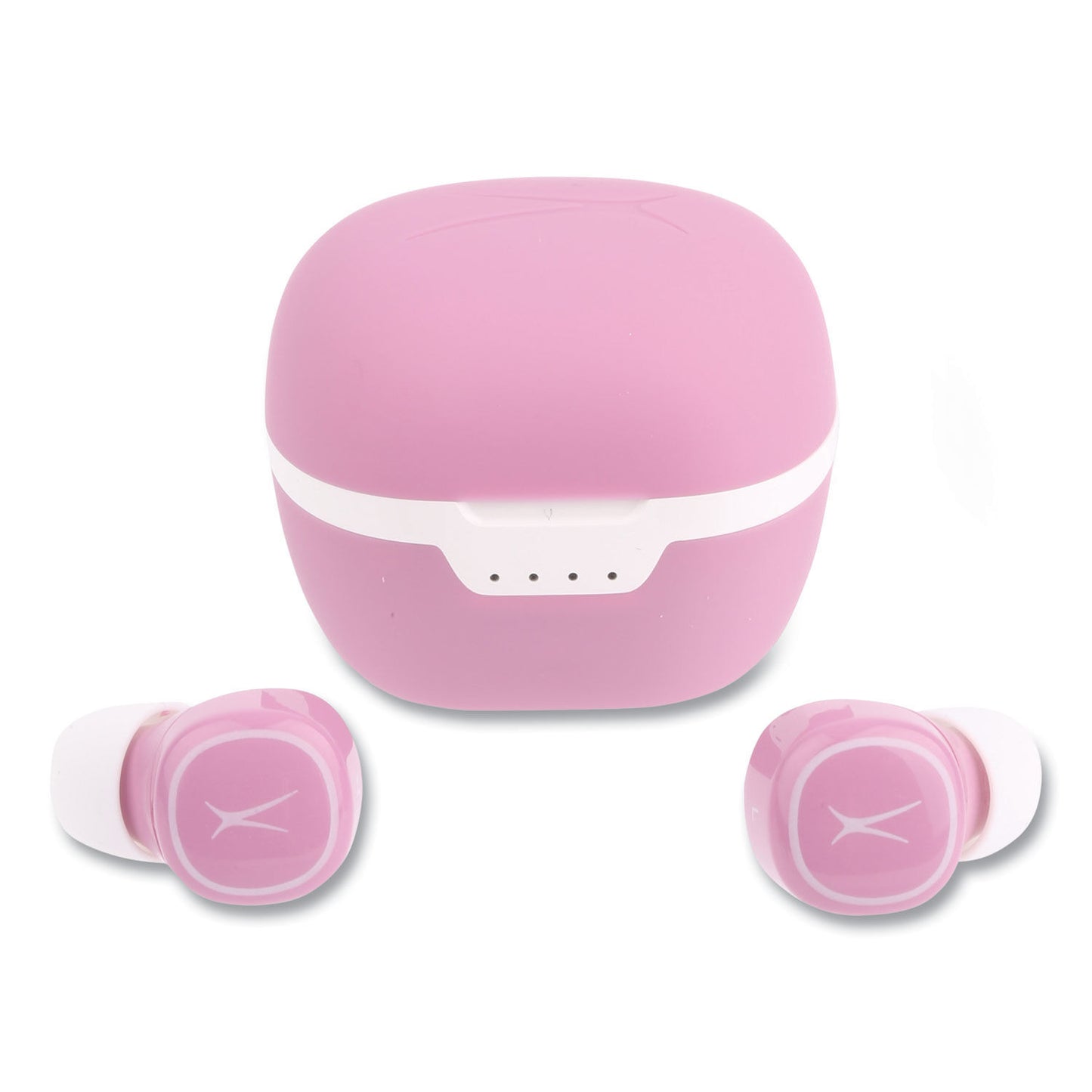 Altec Lansing NanoPods Truly Wireless Earbuds with Charging Case - Purpley Pink
