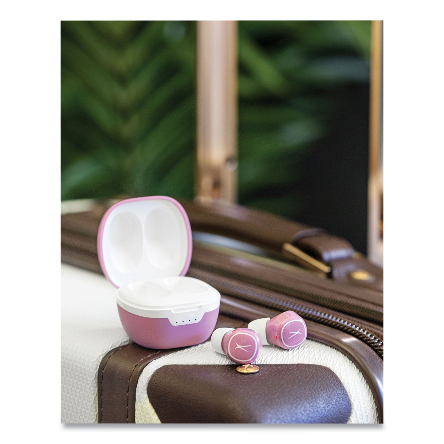 Altec Lansing NanoPods Truly Wireless Earbuds with Charging Case - Purpley Pink
