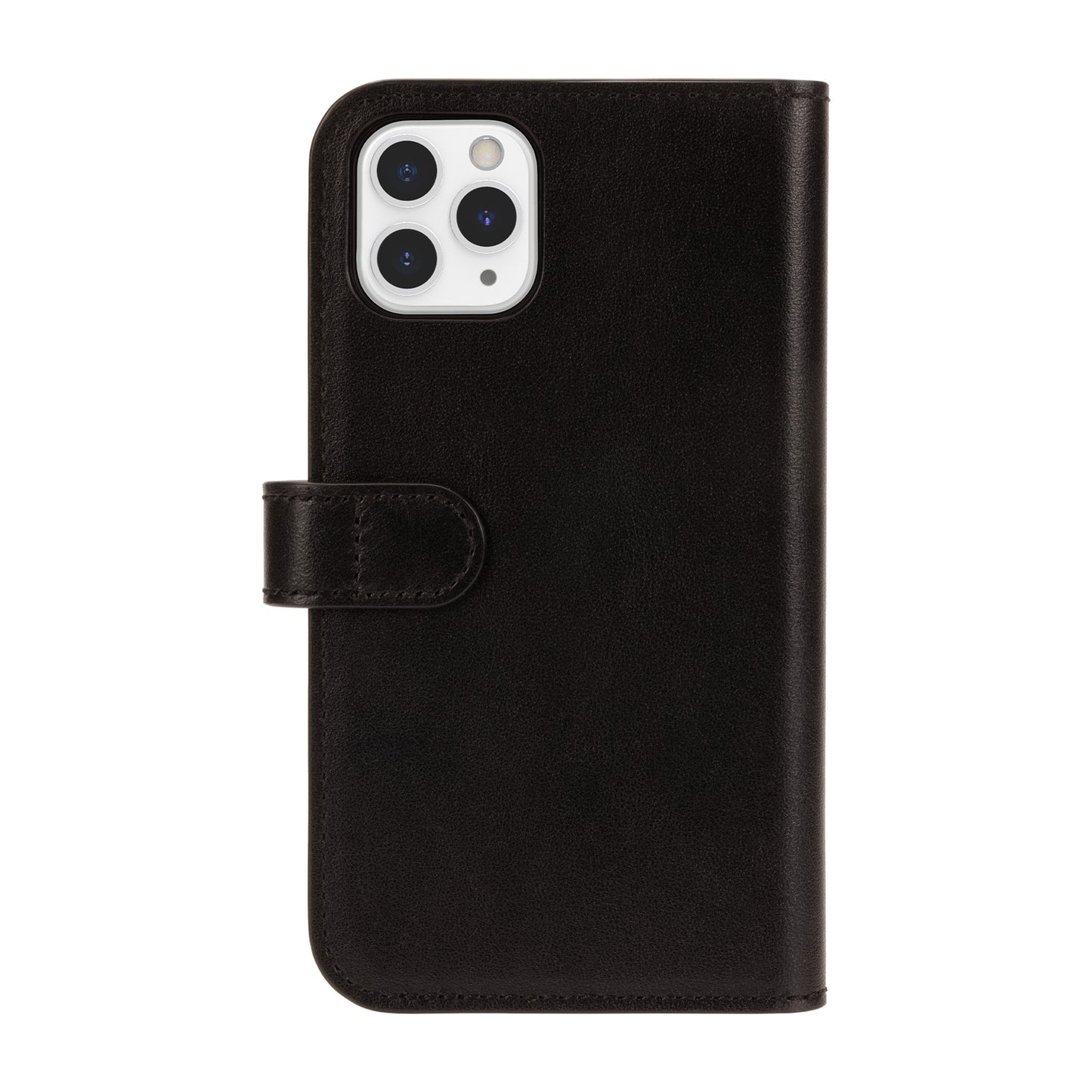 Coach Leather Folio for iPhone 11 Pro Black/Blind Logo