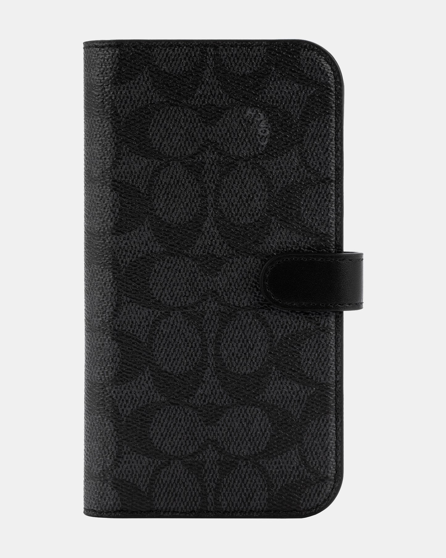 Coach iPhone 14 Pro Max Folio Folio Signature C Black