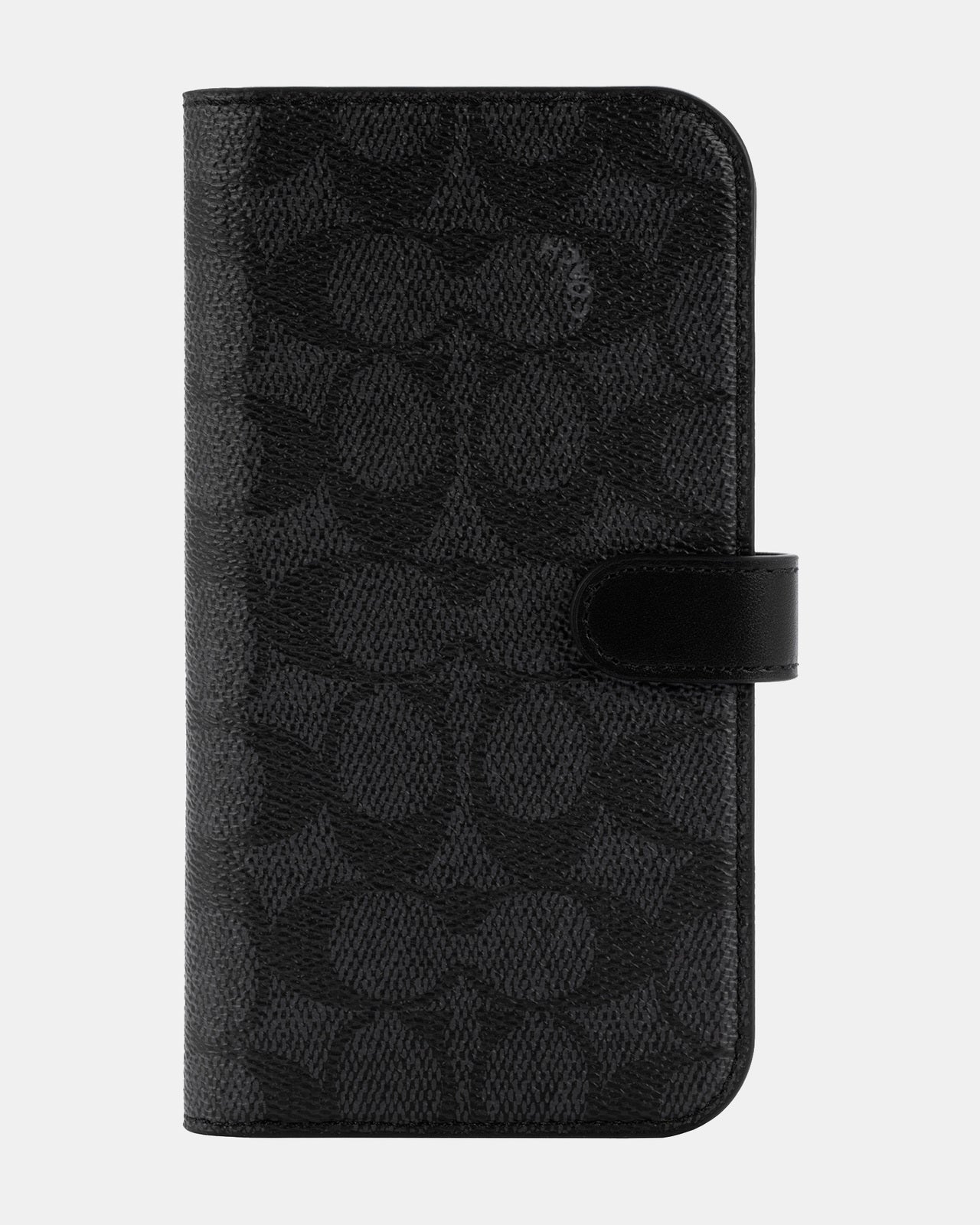 Coach iPhone 14 Pro Max Folio Folio Signature C Black