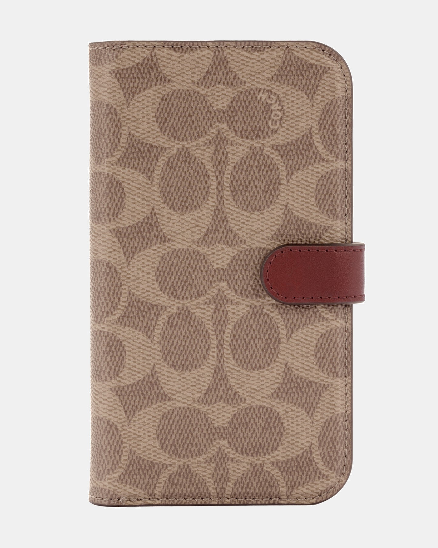 Coach iPhone 14 Pro Folio Folio Signature C Tan