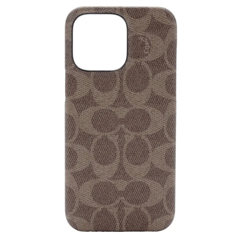 Coach iPhone 14 Pro Max Slim Wrap Signature C Tan