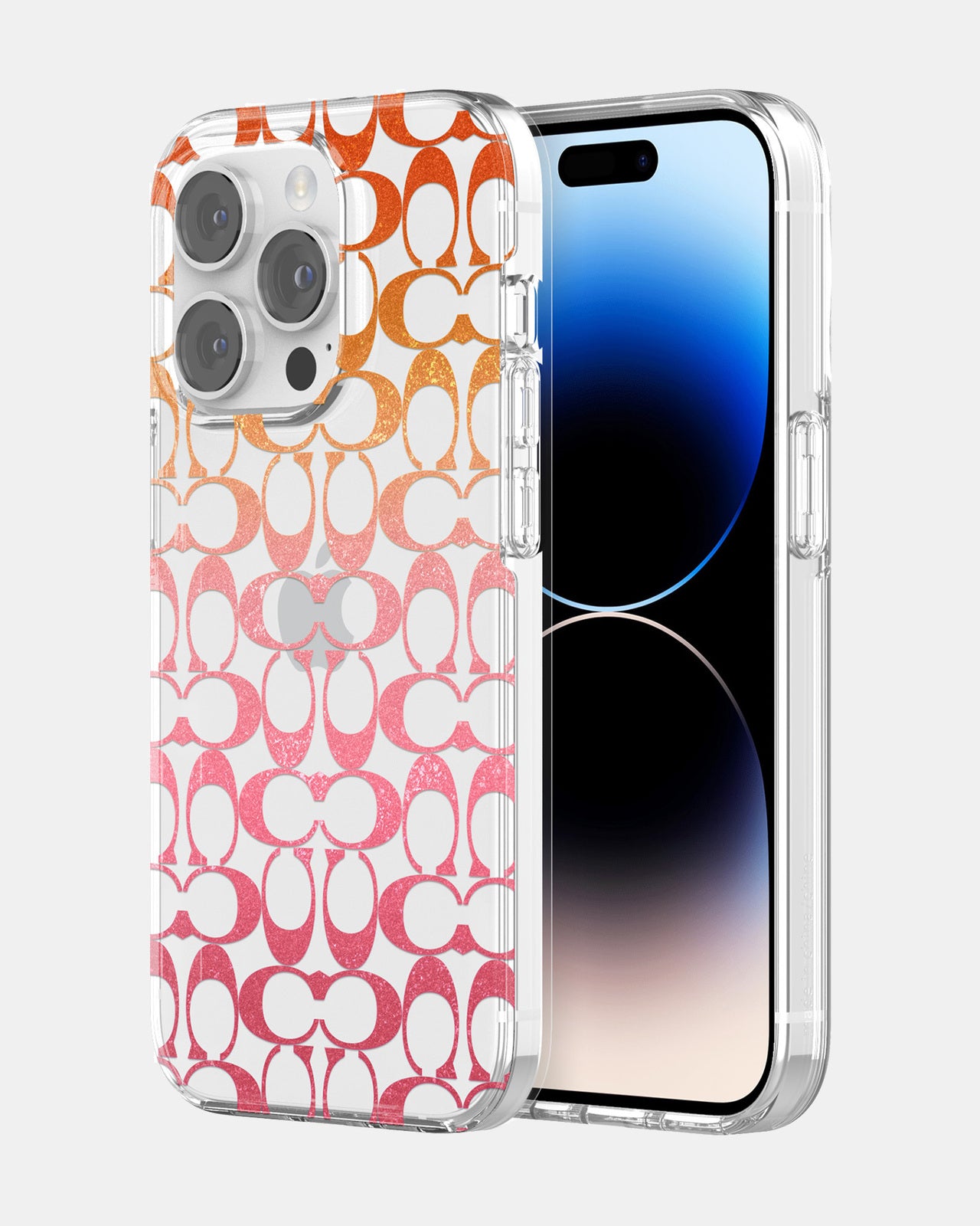 Coach iPhone 14 Pro Protective Protective Signature C Pink