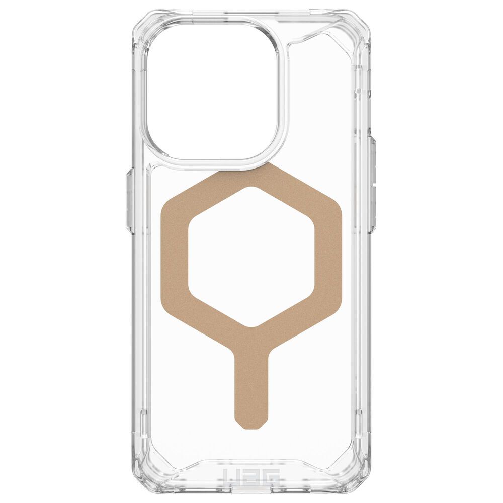 UAG phone case for iPhone 15 Pro Plyo Magsafe Ice / Gold