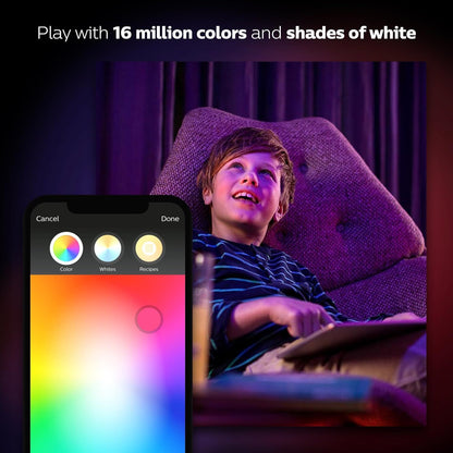 Philips Hue 10W Colour Bayonet Base Single Bulb Multi-Coloured