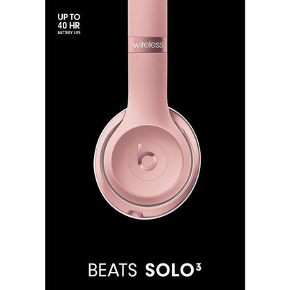 Beats Solo3 Wireless Headphones Rose Gold