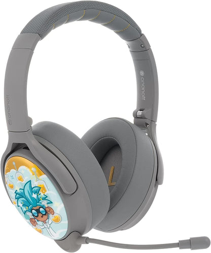 BuddyPhones Cosmos+ Bluetooth Noise Cancelling Headphone For Kids (Grey Matter)