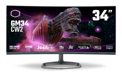 Coolermaster 34" (refurbished) Curved Gaming Monitor Black