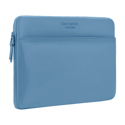 KSNY 14" Laptop Puffer Sleeve Dusty Blue