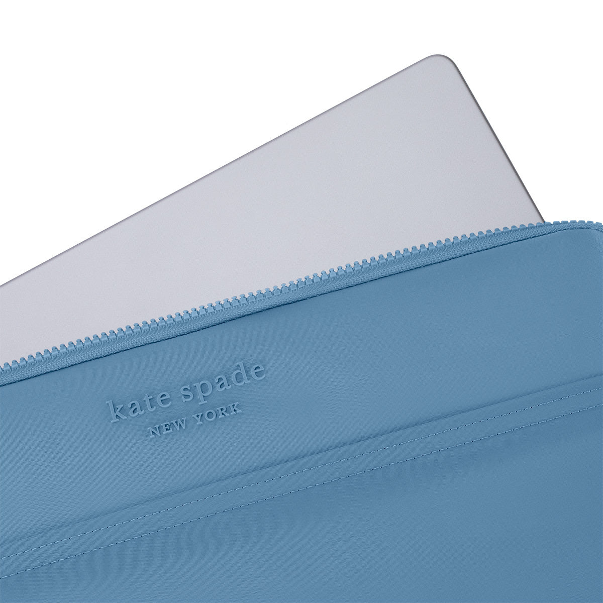 KSNY 14" Laptop Puffer Sleeve Dusty Blue