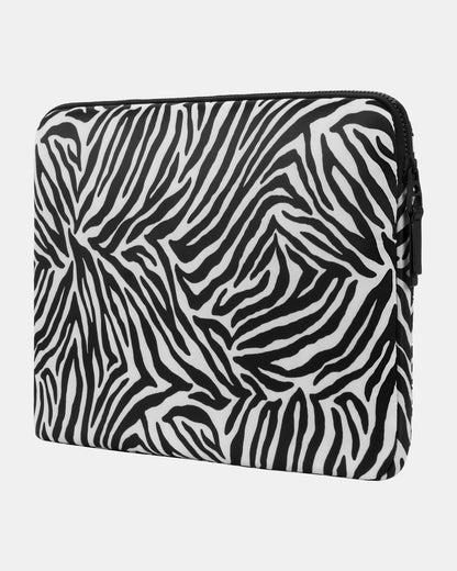 KSNY 14" Laptop Puffer Sleeve Zebra