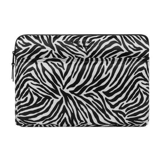 KSNY 14" Laptop Puffer Sleeve Zebra