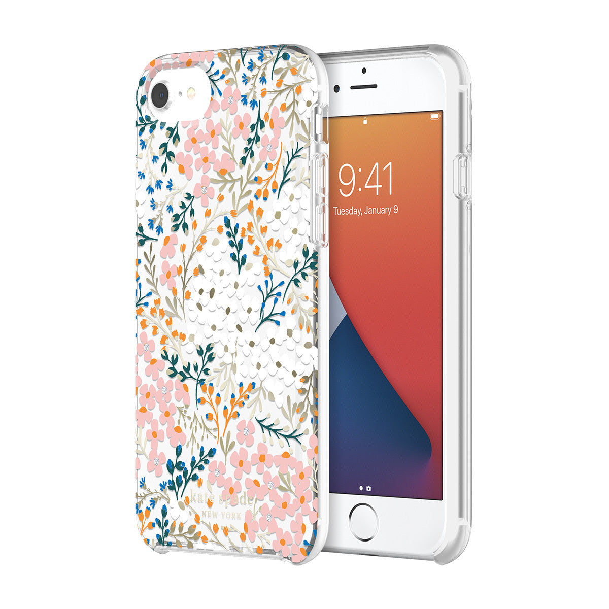 KSNY iPhone 6/7/8/SE (2020) Protective Hardshell Multi Floral/Rose