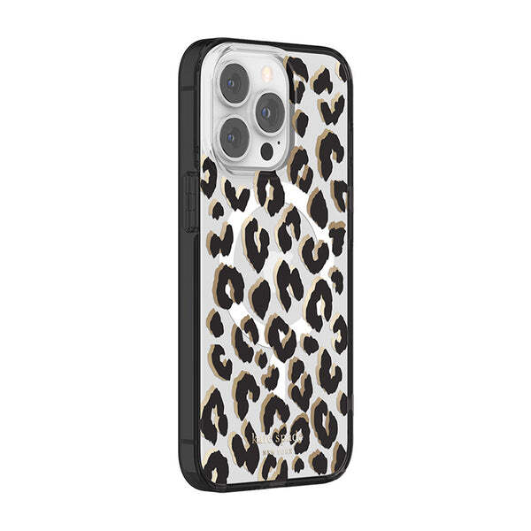 KSNY iPhone 13 Pro Protective Hardshell MagSafe City Leopard Black