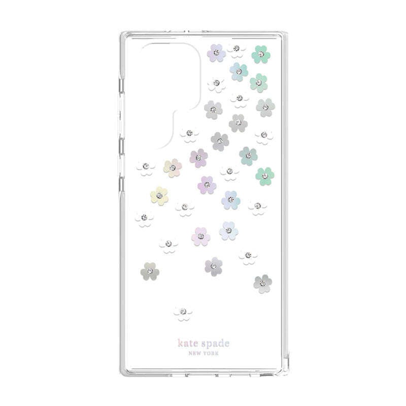 kate spade new york Phone Case for Galaxy S22 Ultra Defensive Hardshell Flower Print