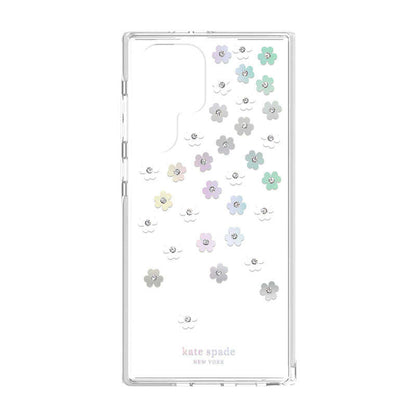 kate spade new york Phone Case for Galaxy S22 Ultra Defensive Hardshell Flower Print