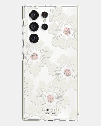 kate spade new york Phone Case for Galaxy S22 Ultra Defensive Hardshell Flower Print