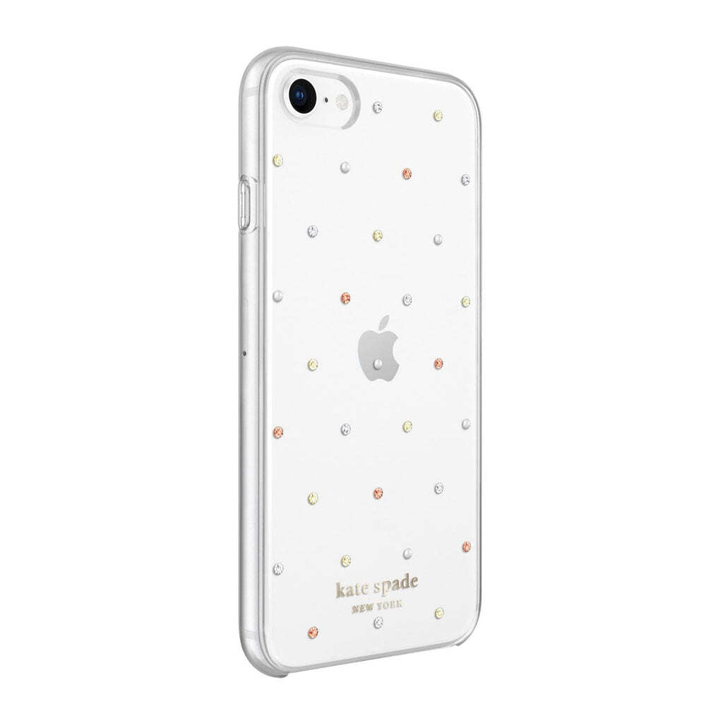 kate spade new york Protective Hardshell Phone Case for Apple iPhone SE/8/7/6 Pin Dot Gem