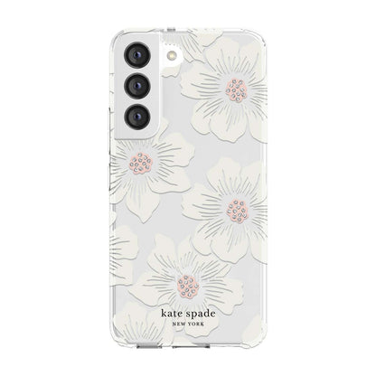 kate spade new york Phone Case for Galaxy S22 Protective Hardshell Flower Print