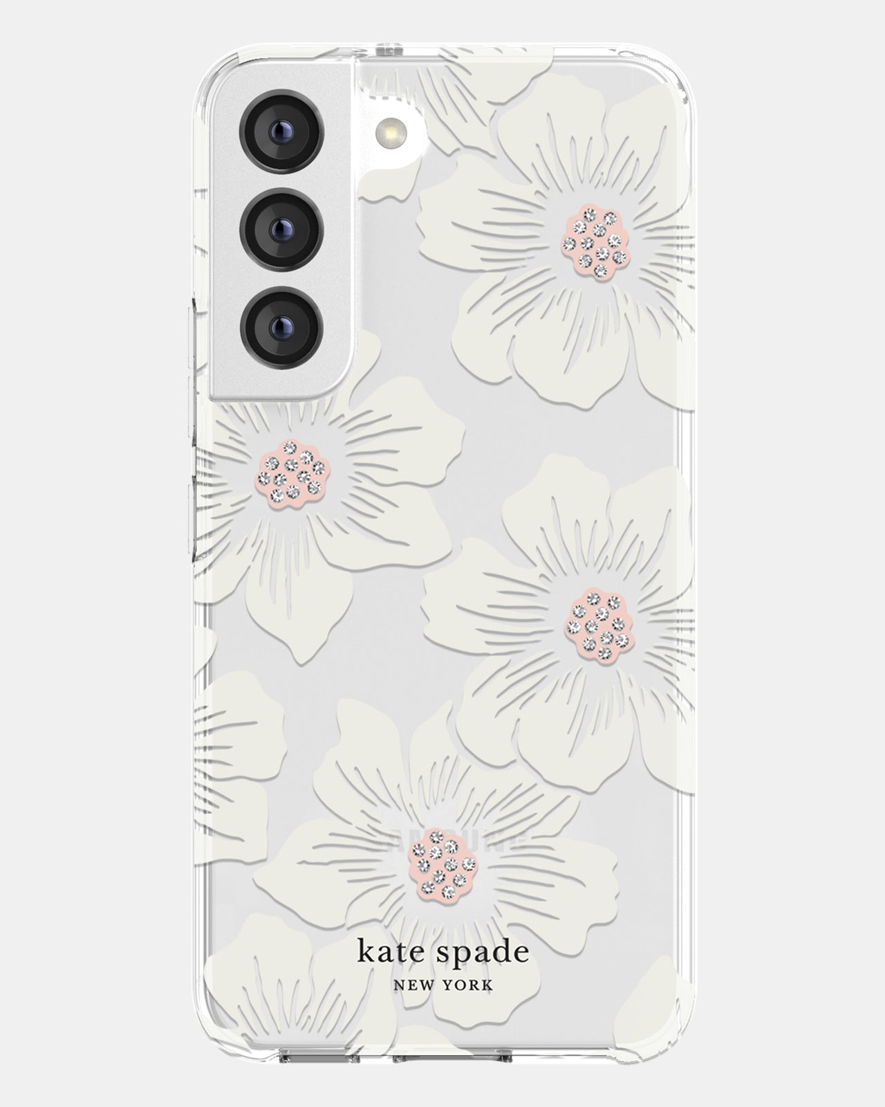 kate spade new york Phone Case for Galaxy S22 Protective Hardshell Flower Print