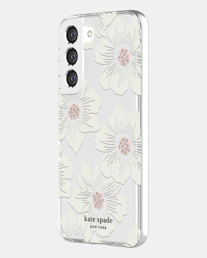 kate spade new york Phone Case for Galaxy S22 Protective Hardshell Flower Print