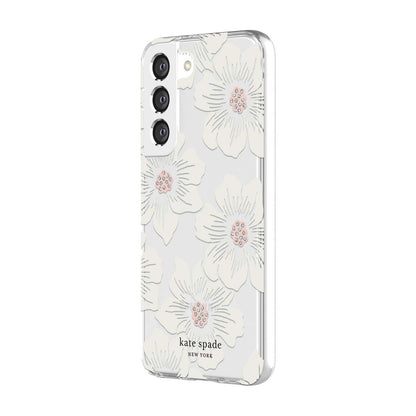 kate spade new york Phone Case for Galaxy S22 Protective Hardshell Flower Print