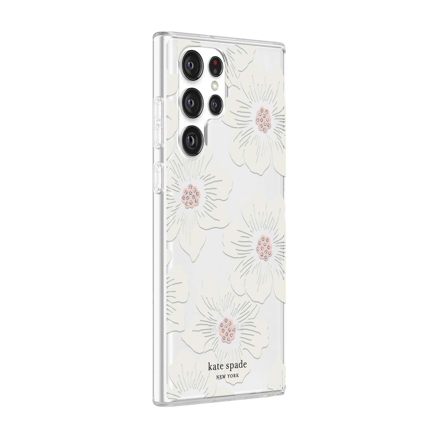 kate spade new york Phone Case for Galaxy S22 Ultra Protective Hardshell Flower Print