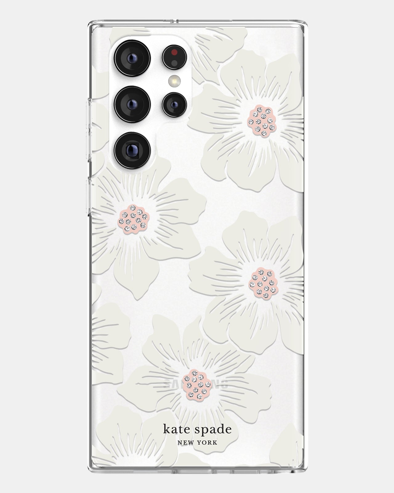 kate spade new york Phone Case for Galaxy S22 Ultra Protective Hardshell Flower Print