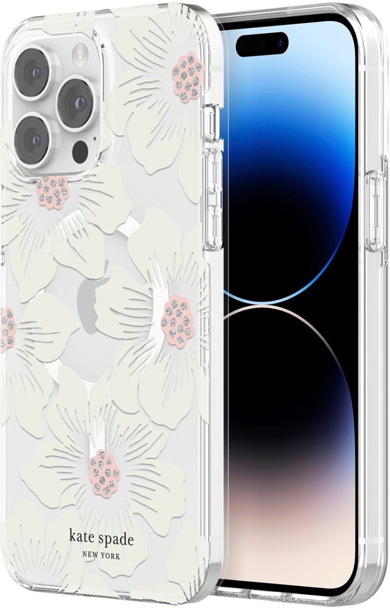 KSNY iPhone 14 Pro Max Magsafe Hardshell Hollyhock Clear