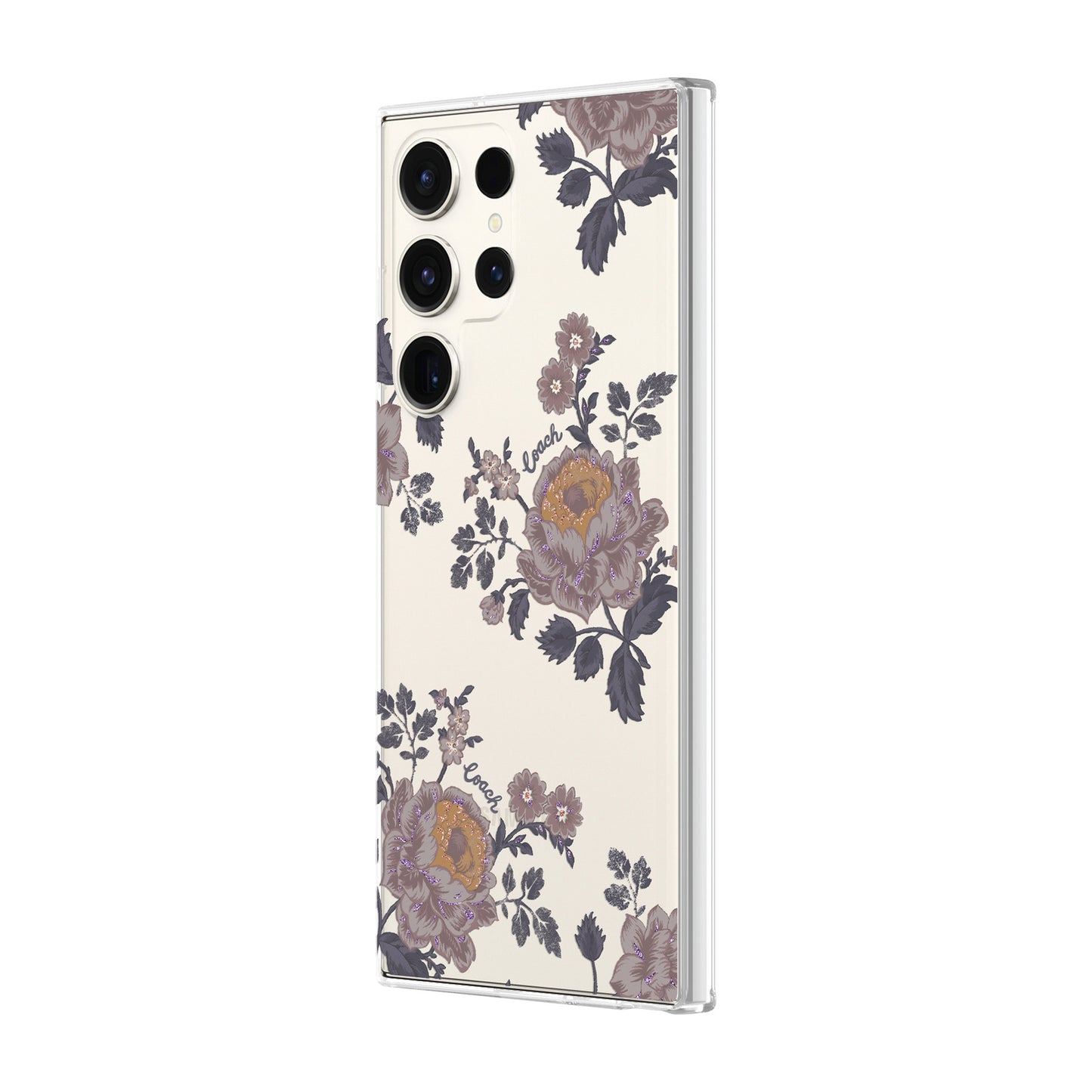 Coach phone case for Samsung S23 Ultra Protective Case Moody Floral