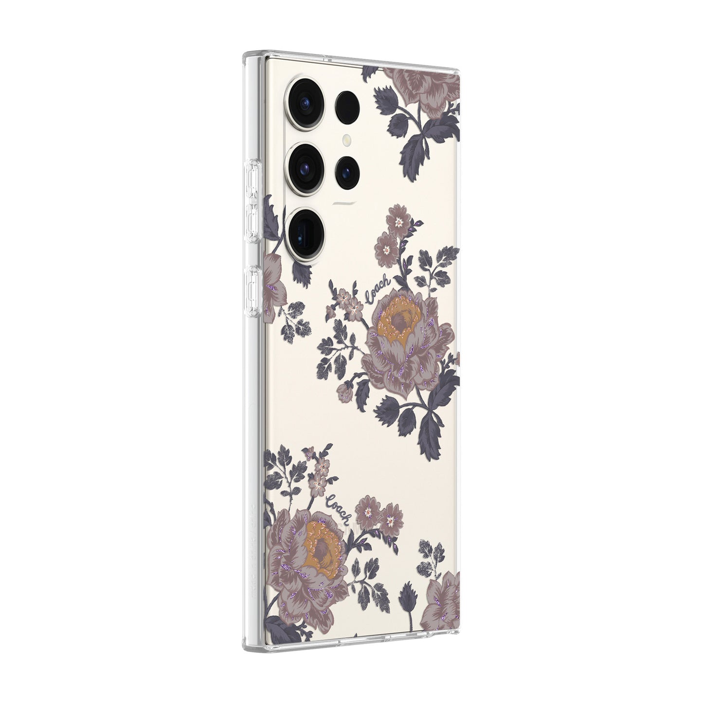 Coach phone case for Samsung S23 Ultra Protective Case Moody Floral