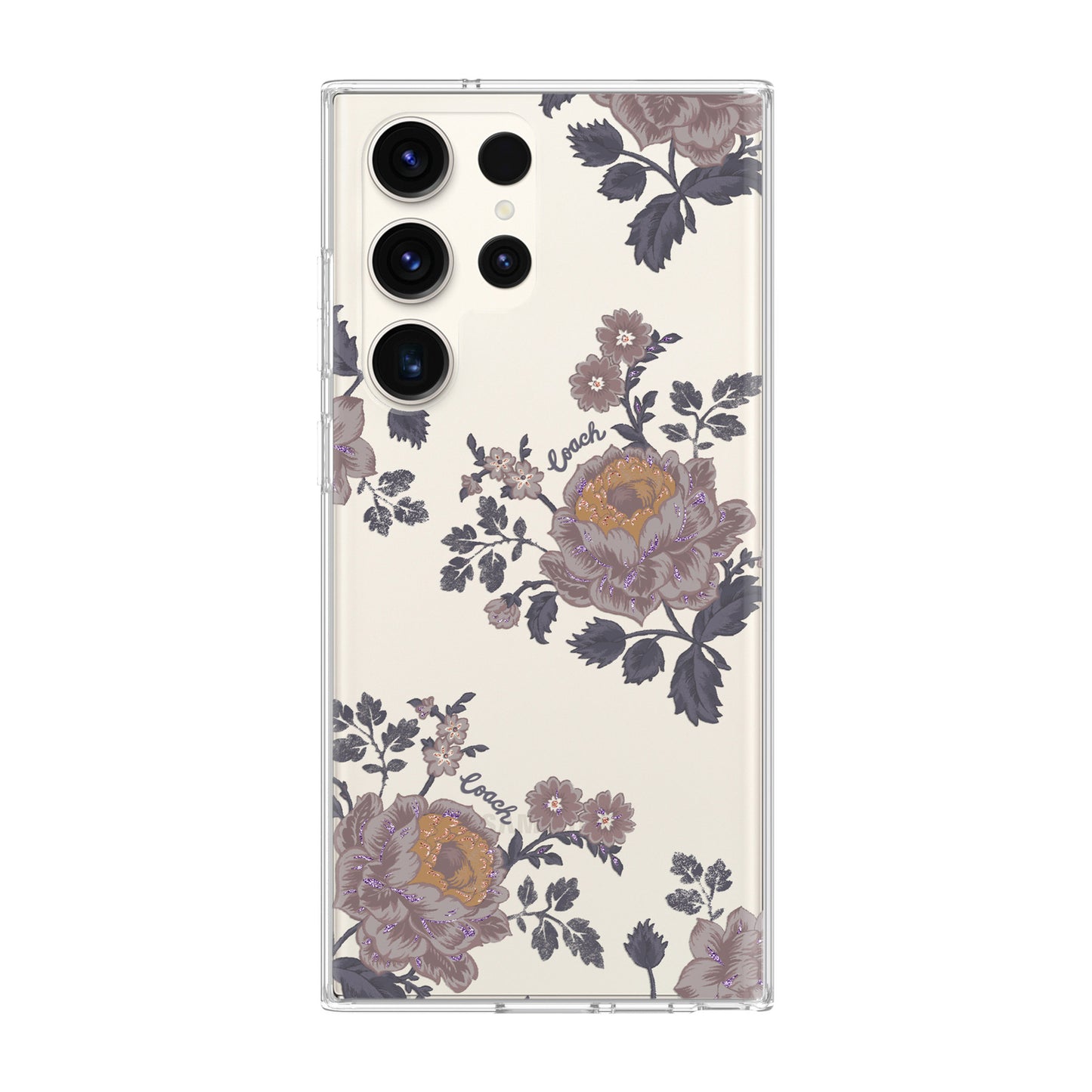 Coach phone case for Samsung S23 Ultra Protective Case Moody Floral