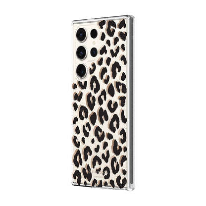 KSNY phone case for Samsung Galaxy S23 Ultra Protective Hardshell City Leopard Black