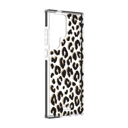 KSNY phone case for Samsung Galaxy S23 Ultra Protective Hardshell City Leopard Black