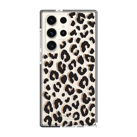 KSNY phone case for Samsung Galaxy S23 Ultra Protective Hardshell City Leopard Black