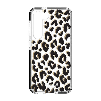 KSNY phone case for Samsung Galaxy S23 Protective Hardshell City Leopard Black