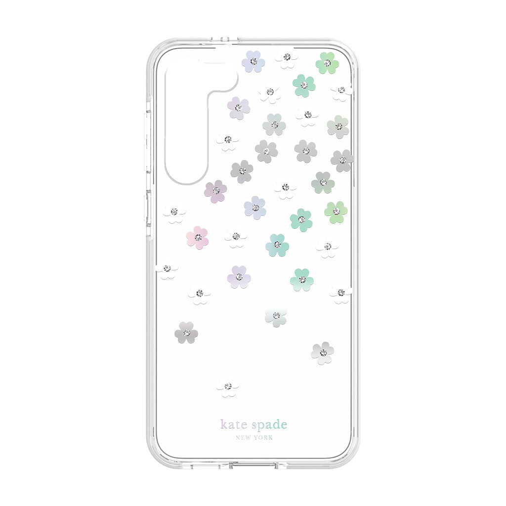 KSNY phone case for Samsung Galaxy S23+ Protective Hardshell Scattered Flowers