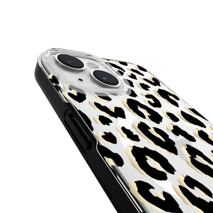 KSNY iPhone 15 Protective Case Magsafe City Leopard