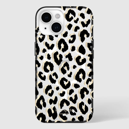 KSNY iPhone 15 Protective Case Magsafe City Leopard