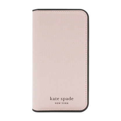 KSNY iPhone 15 Folio Case Pale Vellum