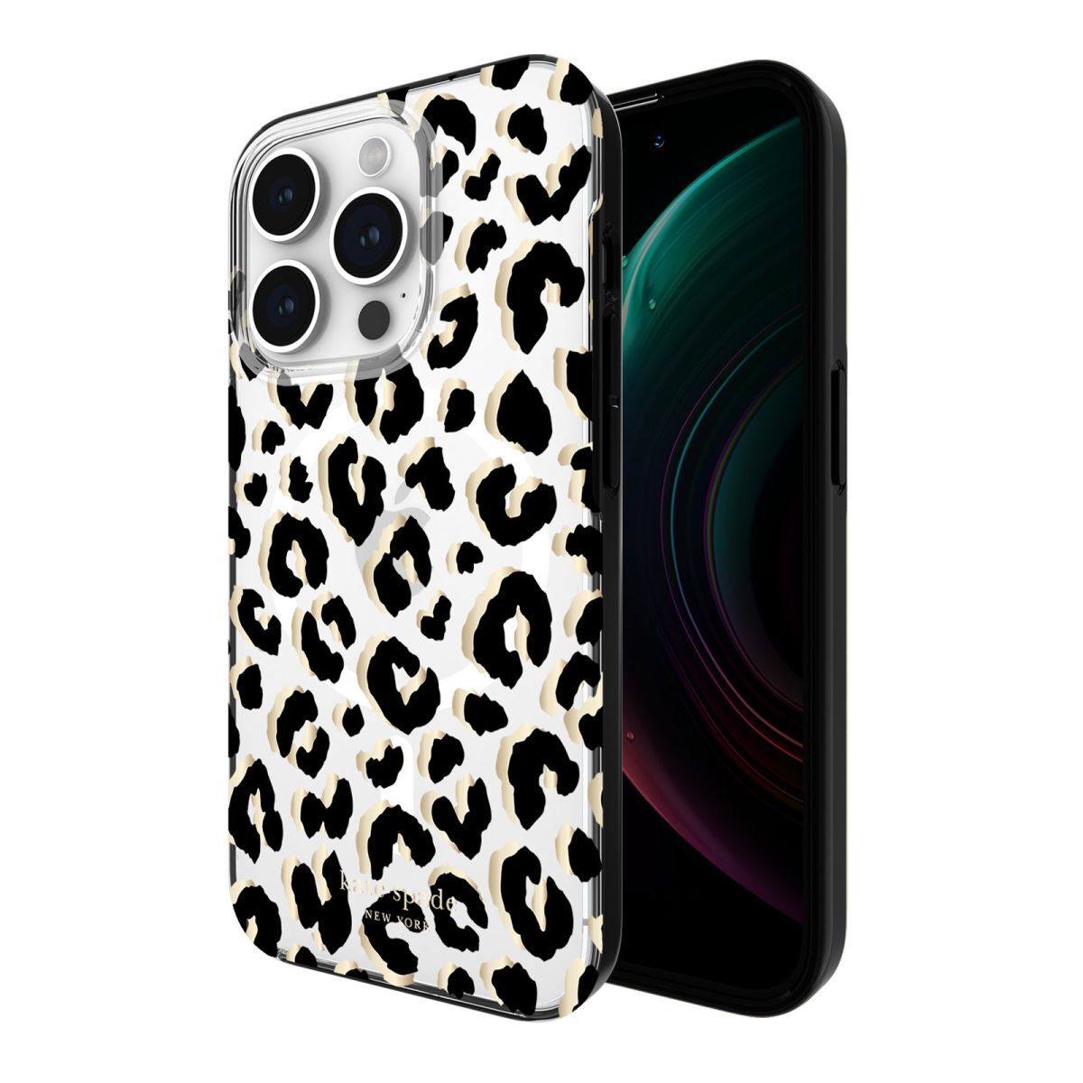 KSNY iPhone 15 Pro Protective Case Magsafe City Leopard