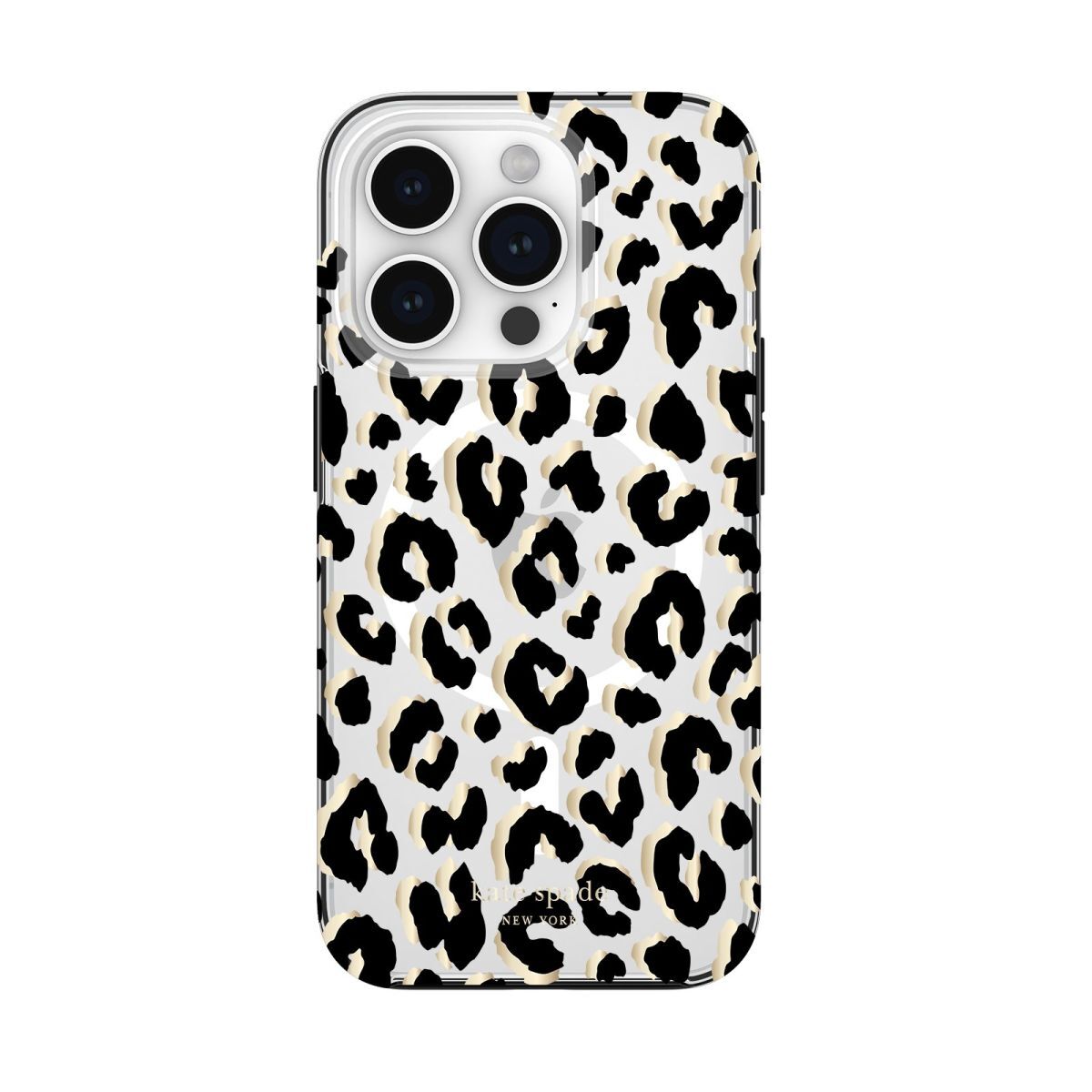 KSNY iPhone 15 Pro Protective Case Magsafe City Leopard