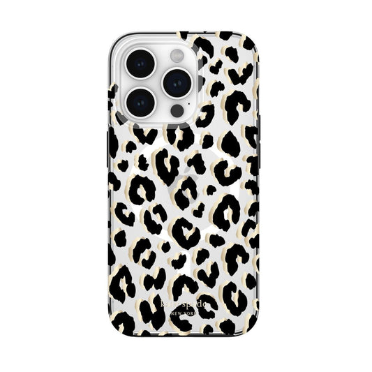 KSNY iPhone 15 Pro Protective Case Magsafe City Leopard