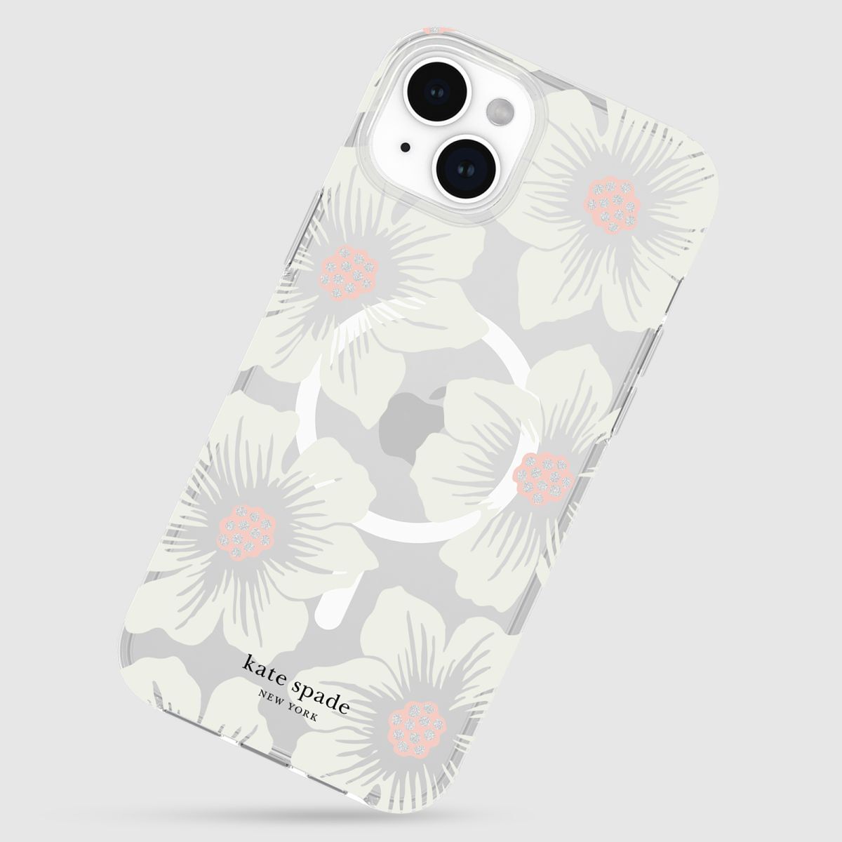 KSNY iPhone 15 Plus Protective Case Magsafe Hollyhock