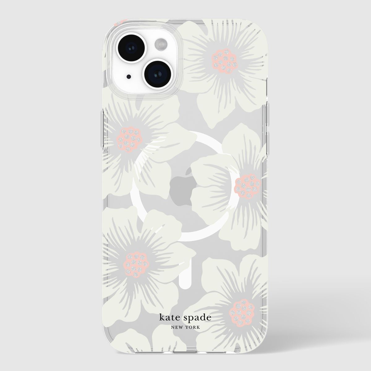 KSNY iPhone 15 Plus Protective Case Magsafe Hollyhock