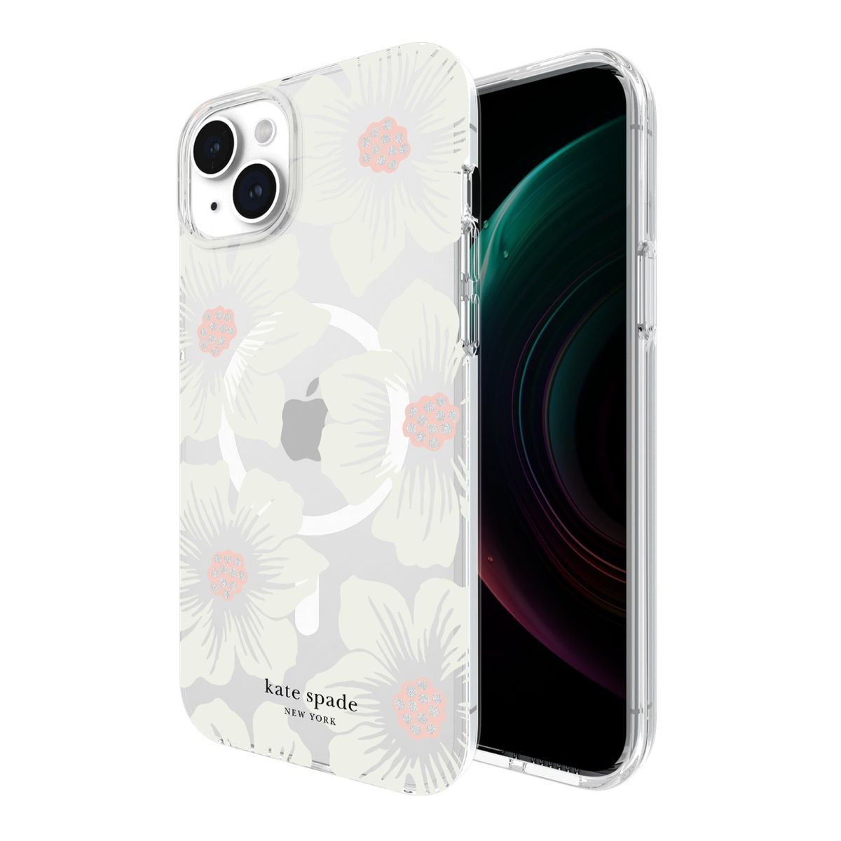 KSNY iPhone 15 Plus Protective Case Magsafe Hollyhock