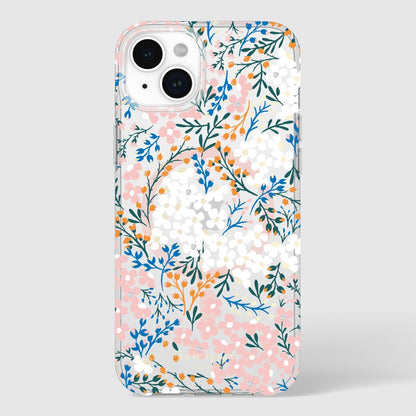 KSNY iPhone 15 Plus Protective Case Magsafe Multi Floral Rose
